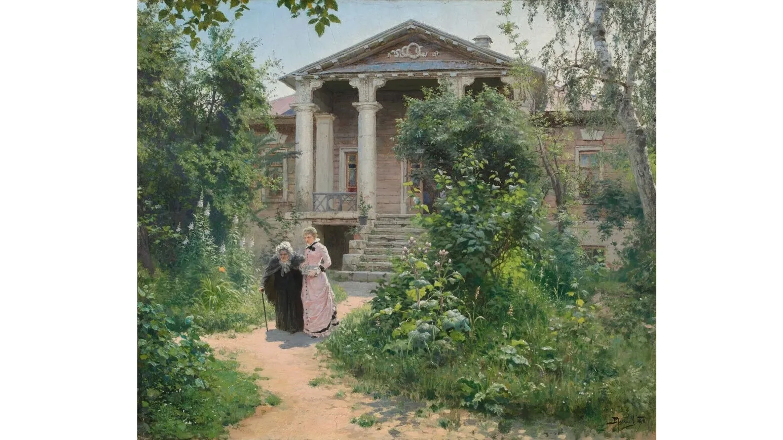 Василий Поленов «Бабушкин сад». 1878 г. Источник: tretyakov.ru