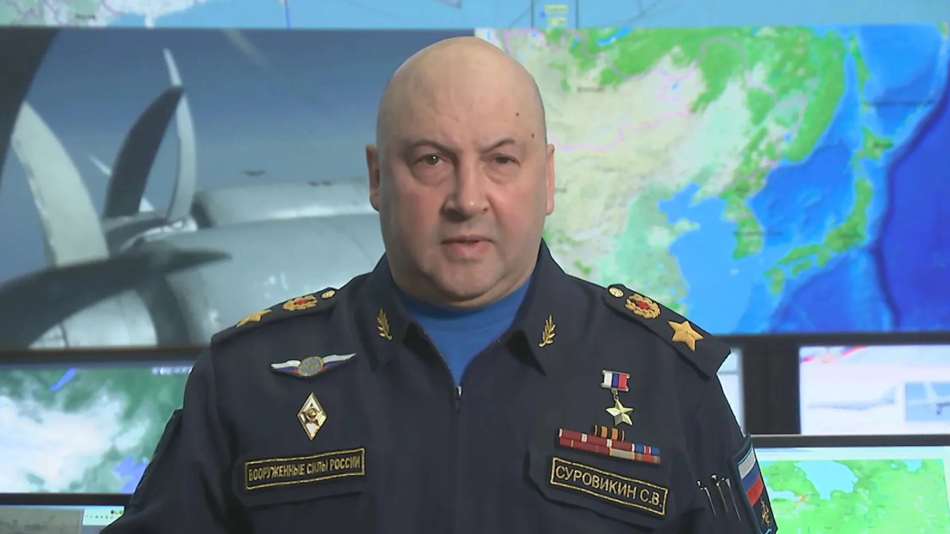Кадр из видео пресс-службы Минобороны РФ
