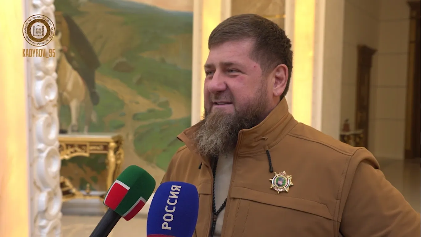 Кадр видео канала Kadyrov_95/t.me