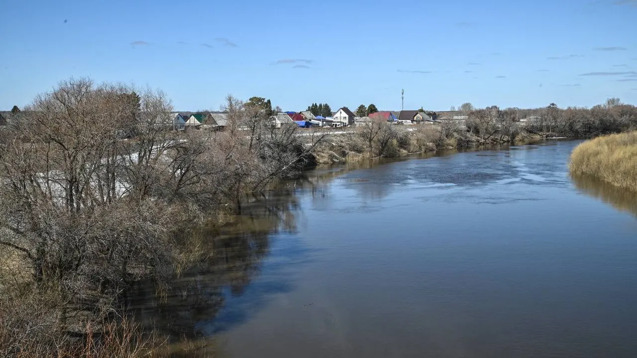 Паводок на реке Ишим весной 2024 года. Фото предоставлено информационным центром правительства Тюменской области