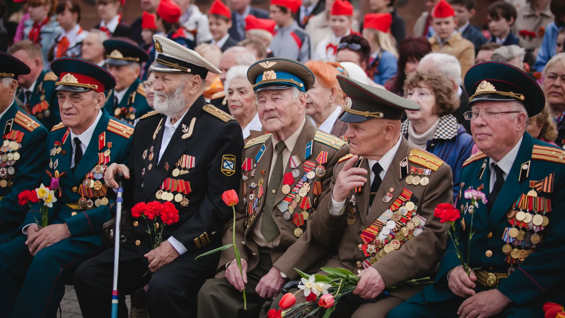 ветераны в день победы