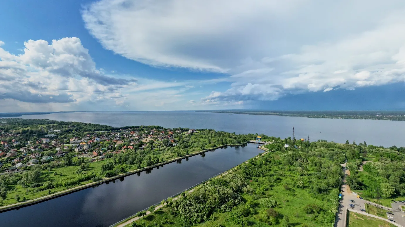 Водохранилище Киевской ГАЭС. Фото: карты Google