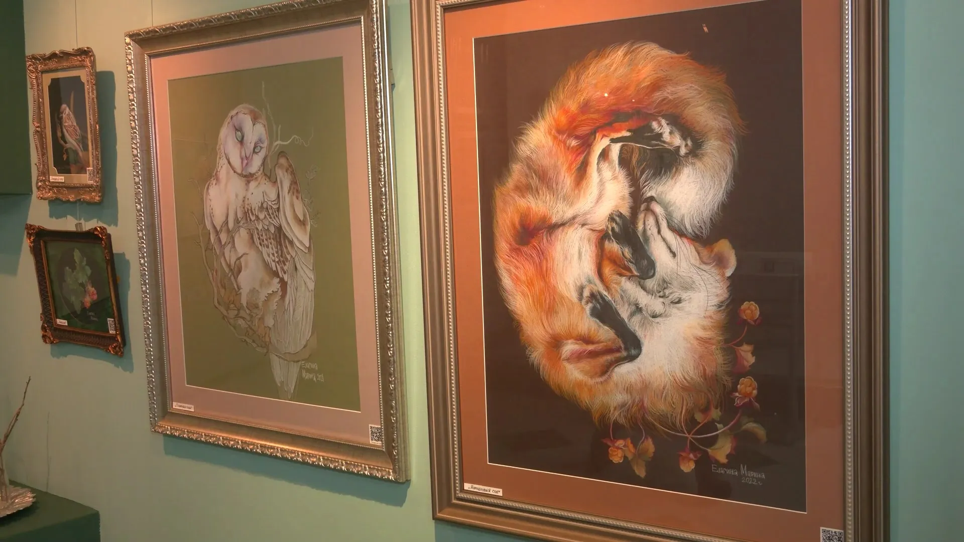 В Новом Уренгое открылась выставка художницы Марины Елагиной