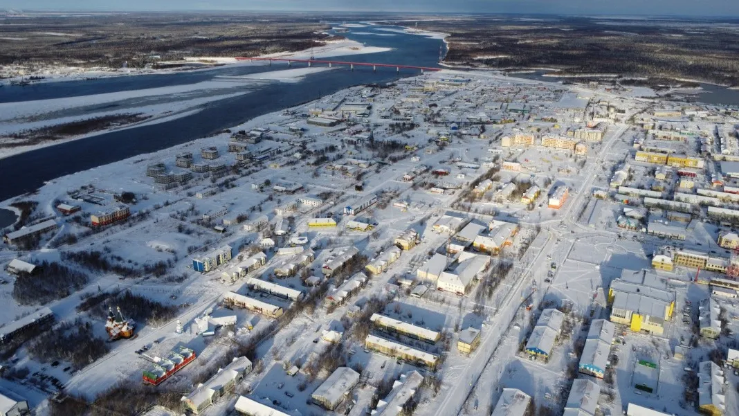 Старый Уренгой, вид сверху. Фото: предоставлено пресс-службой администрации поселка городского типа Уренгой