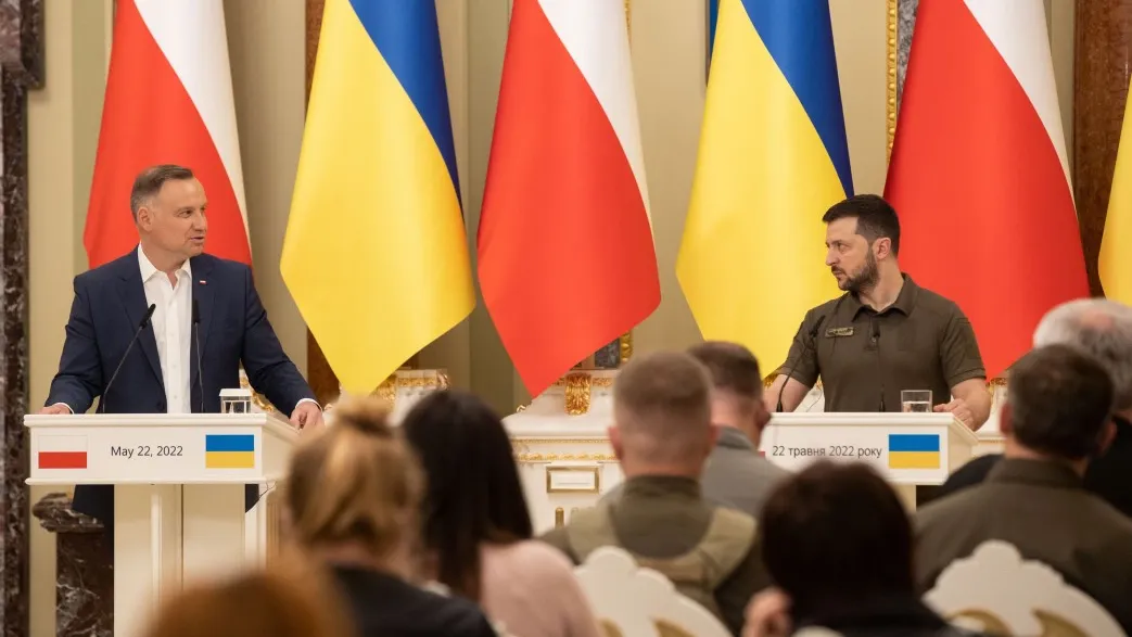 Встреча Зеленского и президента Польши Анджея Дуды в Киеве. Источник фото: официальный сайт президента Украины