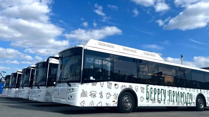 Пассажирские автобусы на экологичном газомоторном топливе регион закупает регулярно. Поставят подобную технику и в Муравленко. Фото: департамент транспорта и дорожного хозяйства