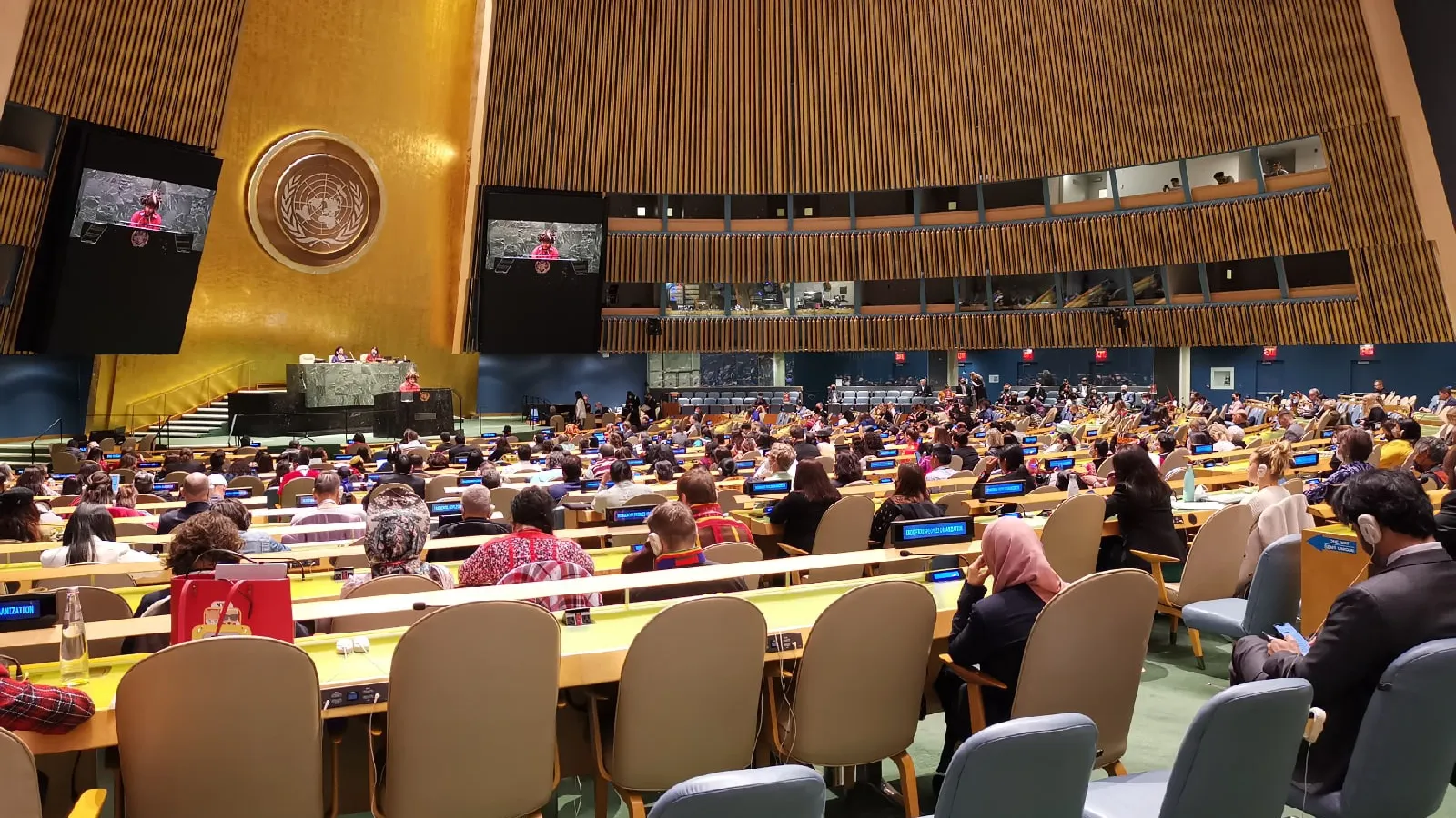 Постфорум ООН в Нью-Йорке. Фото: личная страница Эдуарда Яунгада, «ВКонтакте»