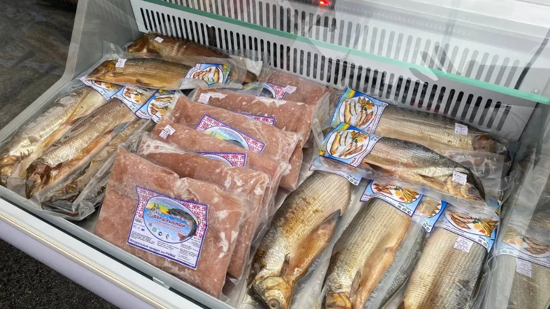 Рыбные деликатесы местного производства в Тазовском. Фото Анастасии Ульяновой