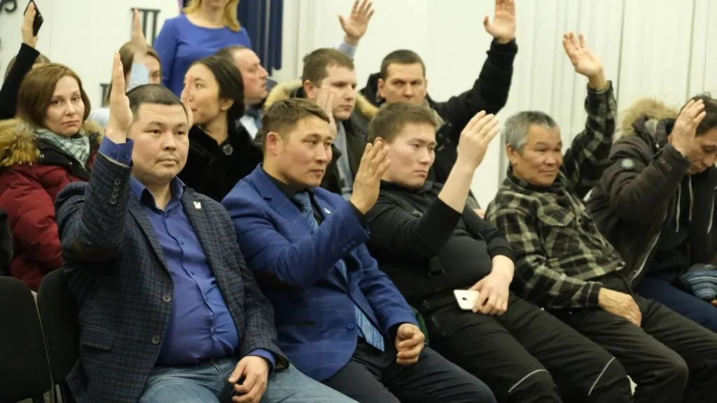 Публичные слушания в поселке Тазовский. Фото предоставлено районной администрацией