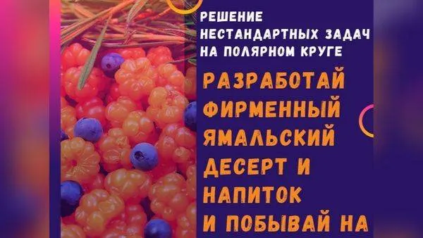 Россиянам предлагают создать десерт со вкусом Ямала