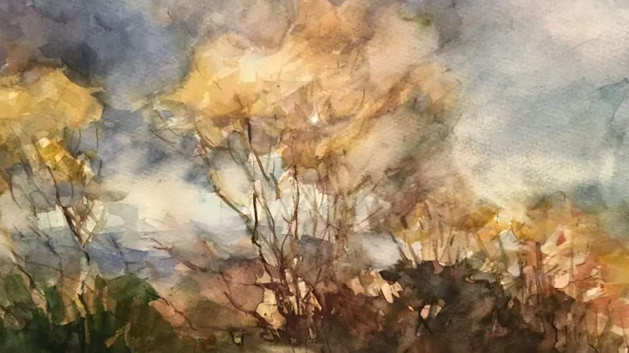 Владимир Васильев «Моросящий дождь. Италия». 2018 г. Фото: theatremuseum.ru