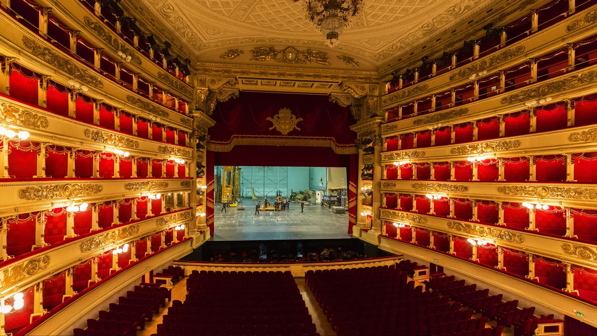 Зал театра оперы и балета «Ла Скала» в Милане. Фото: Ungvari Attila/Shutterstock/Fotodom