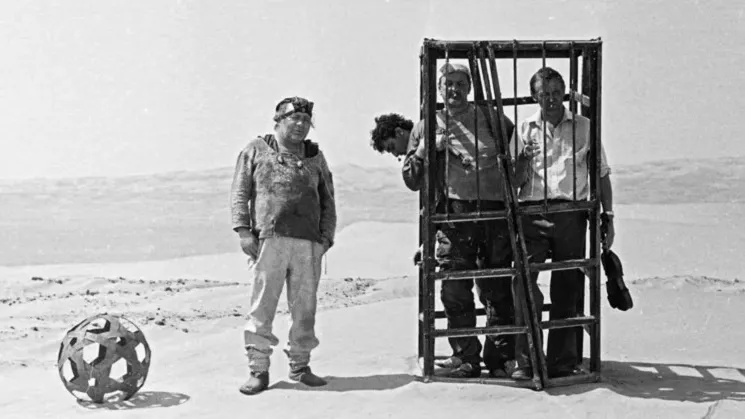 Кадр со съемок фильма «Кин-дза-дза!». Фото: «Мосфильм»/kinopoisk.ru