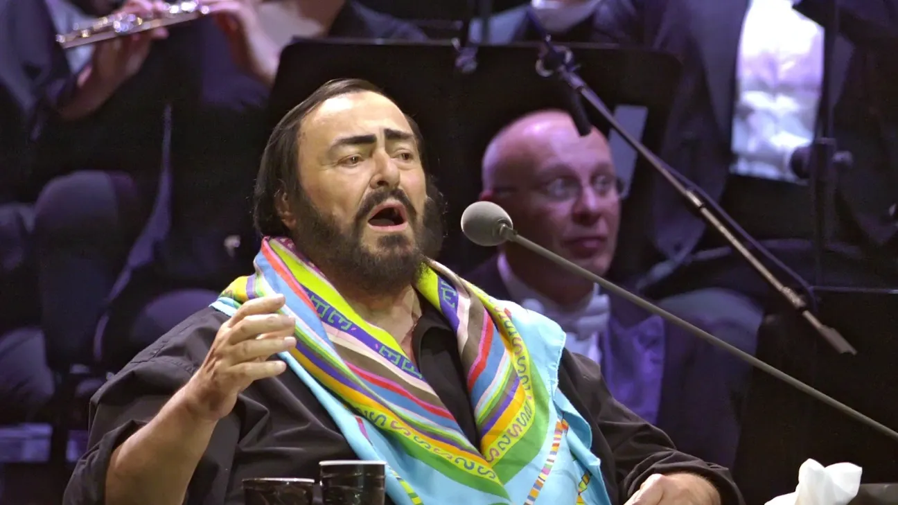 Лучано Паваротти: концерт в Белграде. 21 мая 2005 г. Фото: Marko Rupena/Shutterstock/Fotodom