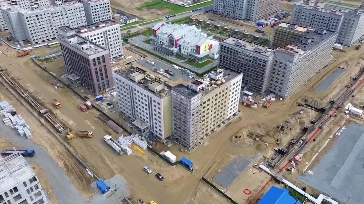 Кадр из видео департамента строительства и жилищной политики ЯНАО