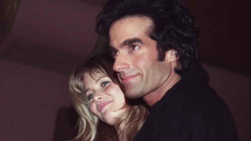 Фокусник Дэвид Копперфилд и модель Клаудия Шиффер, Лос-Анджелес. Около 1993 года. Фото: Bart Sherkow/Shutterstock/Fotodom