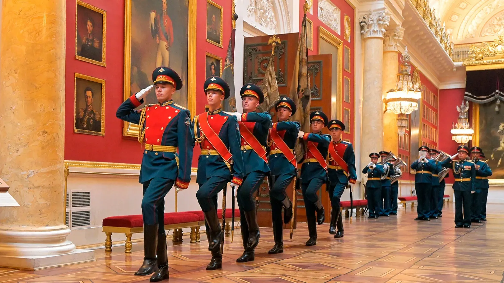 День Российской Гвардии в Эрмитаже. Фото: hermitagemuseum.org