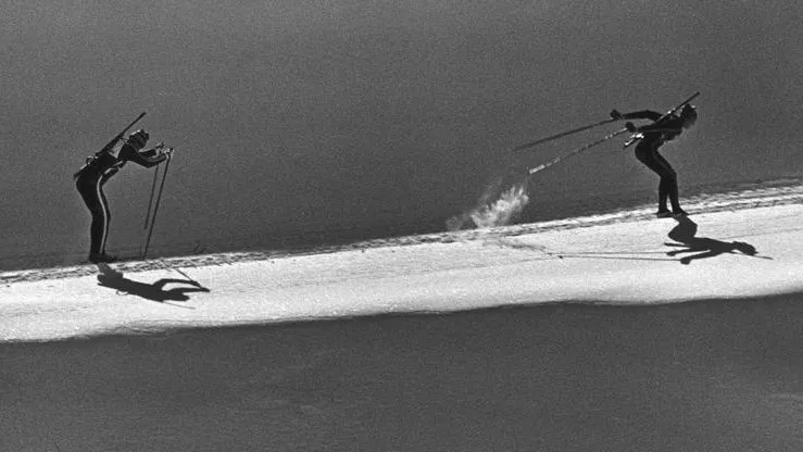 Биатлон, 1980-е годы. Фото: Александр Абаза/МАММ/МДФ/russiainphoto.ru