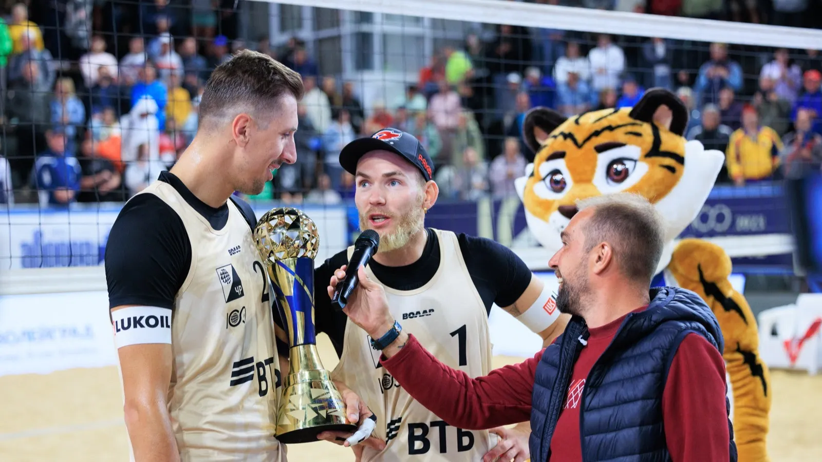 Пляжники Олег Стояновский и Илья Лешуков «взяли» Кубок России 2024 года. Фото: Юлия Чудинова/«Ямал-Медиа»