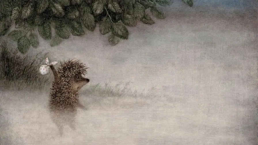 Кадр из мультфильма «Ежик в тумане», 1975 год