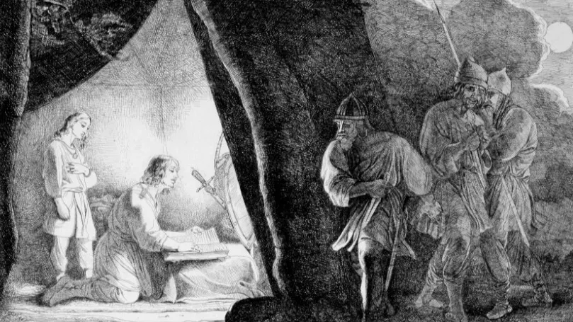 Федор Бруни «Убиение Бориса». Очерки событий из российской истории. 1835–1838 гг. Государственный Русский музей. Фото: rusmuseumvrm.ru