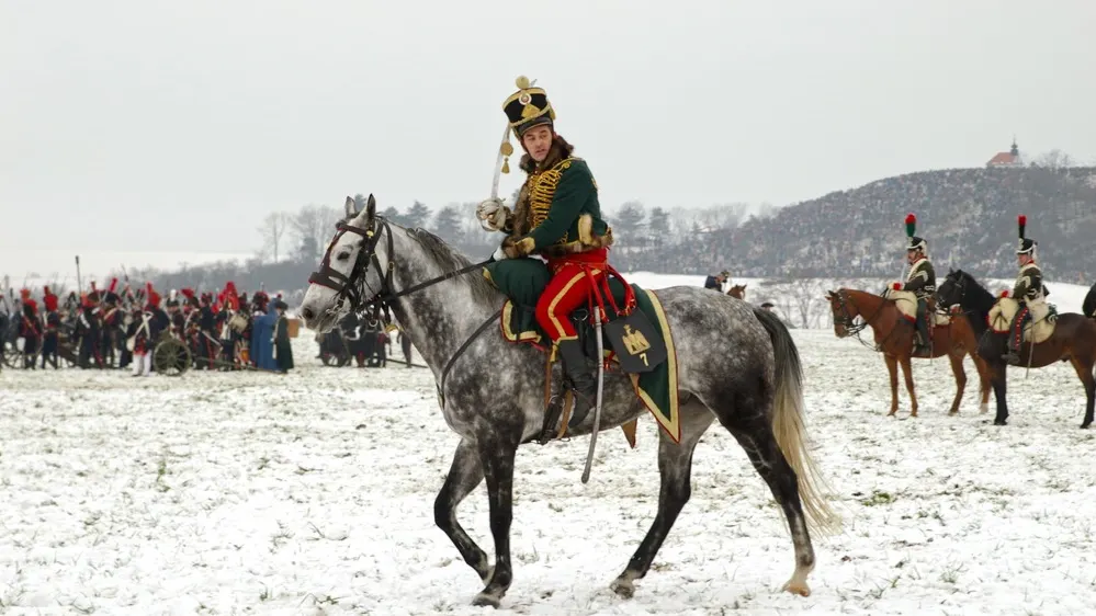 Историческая реконструкция битвы при Аустерлице, Чешская Республика. Фото: Oskar Orsag/Shutterstock/Fotodom