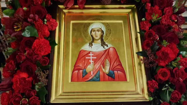Икона в храме святой Татианы в Люблино, Москва. Фото: hram-tatiany.ru