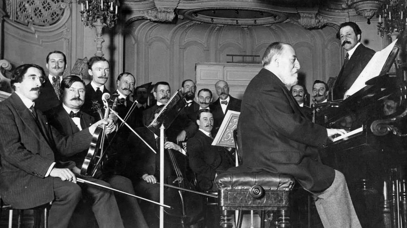 Концерт Камиля Сен-Санса в парижском Зале Гаво. 6 ноября 1913 г. Фото: Библиотека музея Опера Гарнье/Национальная библиотека Франции/bnf.fr