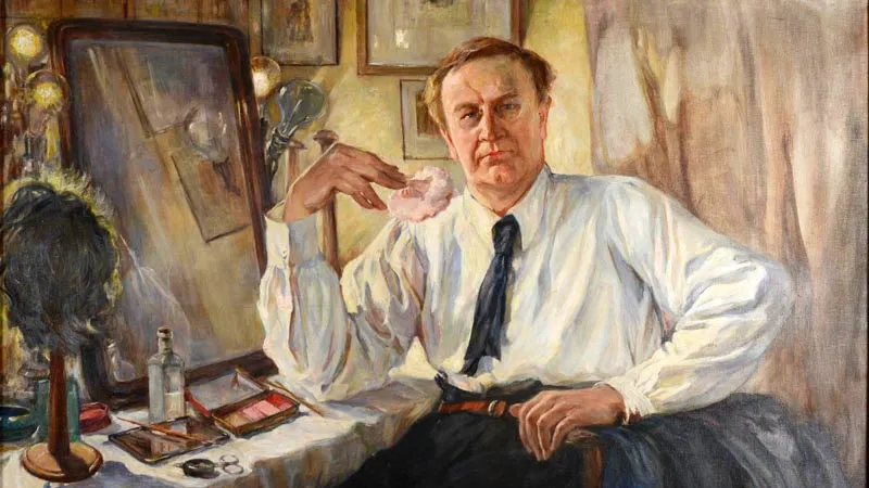 Ольга Делла-Вос Кардовская «Портрет Василия Ивановича Качалова, народного артиста СССР». 1937 г. Переславский музей-заповедник. Фото: museumpereslavl.ru