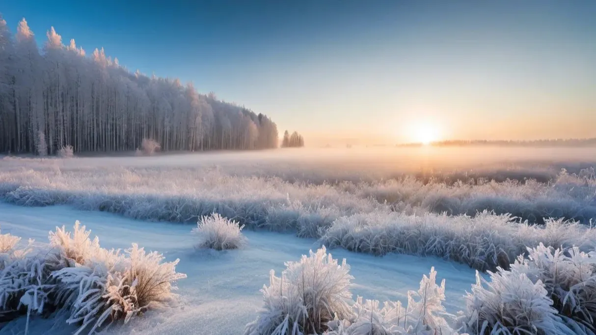 Мороз в Афанасьев день предвещал хороший урожай. Иллюстрация создана с использованием нейросети Stable Diffusion