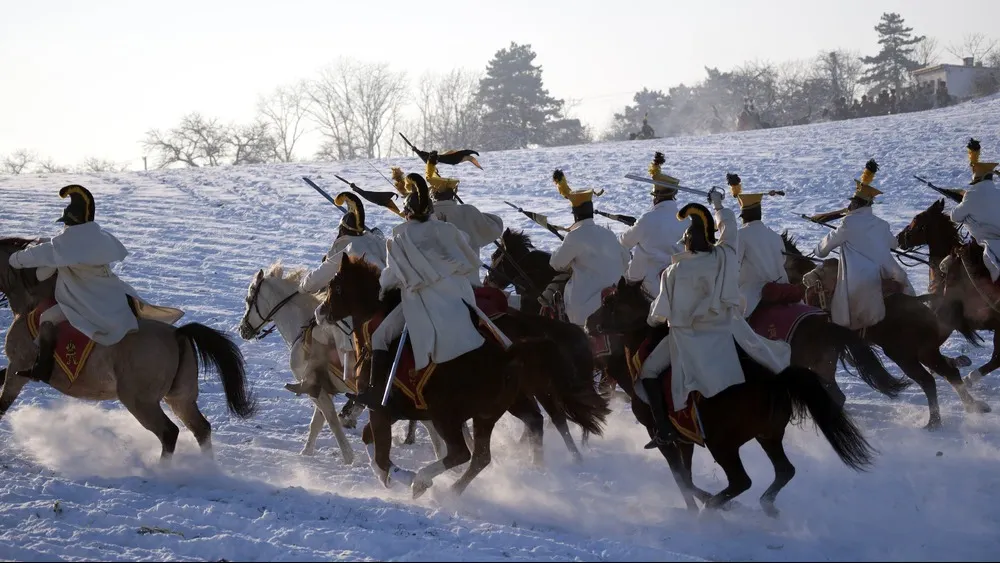 Историческая реконструкция битвы при Аустерлице, Чешская Республика. Фото: Oskar Orsag/Shutterstock/Fotodom