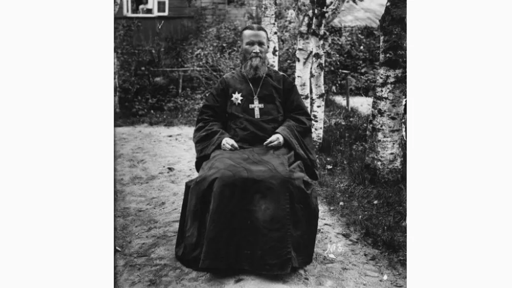 Протоиерей Иоанн Кронштадтский, 1987 год. Фото: Карл Булла, Центральный государственный архив кинофотофонодокументов Санкт-Петербурга/russiainphoto.ru