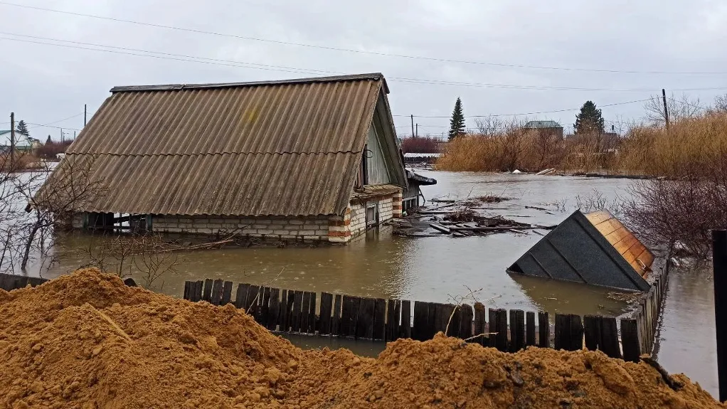 Паводок весной 2024 года. Фото предоставлено пресс-службой администрации Курганской области