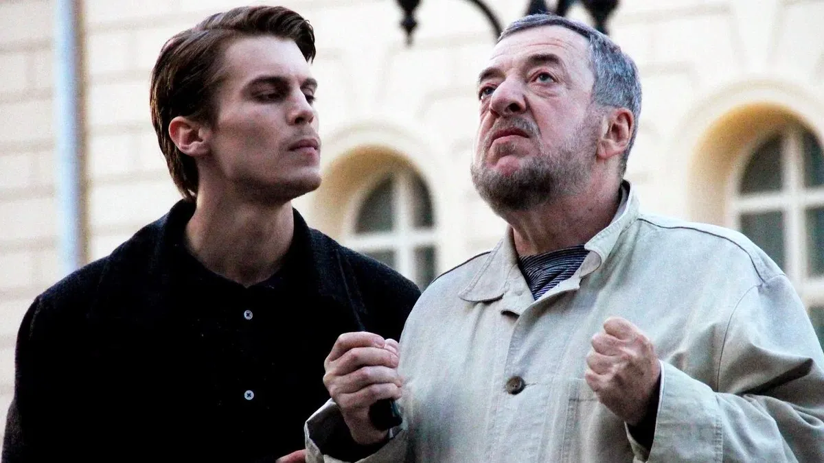 Иван Янковский и Павел Лунгин на съемках фильма «Дама пик». Фото: Art Pictures Studio/Мастерская Павла Лунгина/«Двадцатый Век Фокс СНГ»/kinopoisk.ru