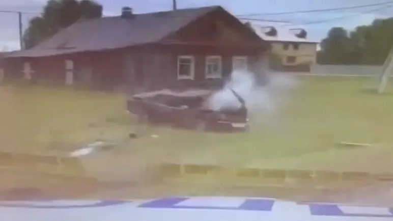 Кадр из видео пресс-службы госавтоинспекции Тюменской области