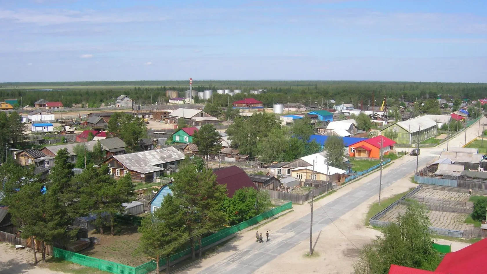 Толька. Улица Лесная. Фото предоставлено красноселькупским муниципальным архивом    