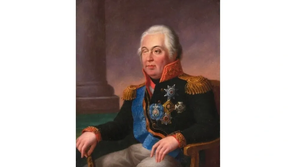 Портрет М. И. Голенищева-Кутузова. Неизвестный художник. Копия портрета работы Иосифа Олешкевича. 1810–1820 гг. Государственный Русский музей. Фото: rusmuseumvrm.ru