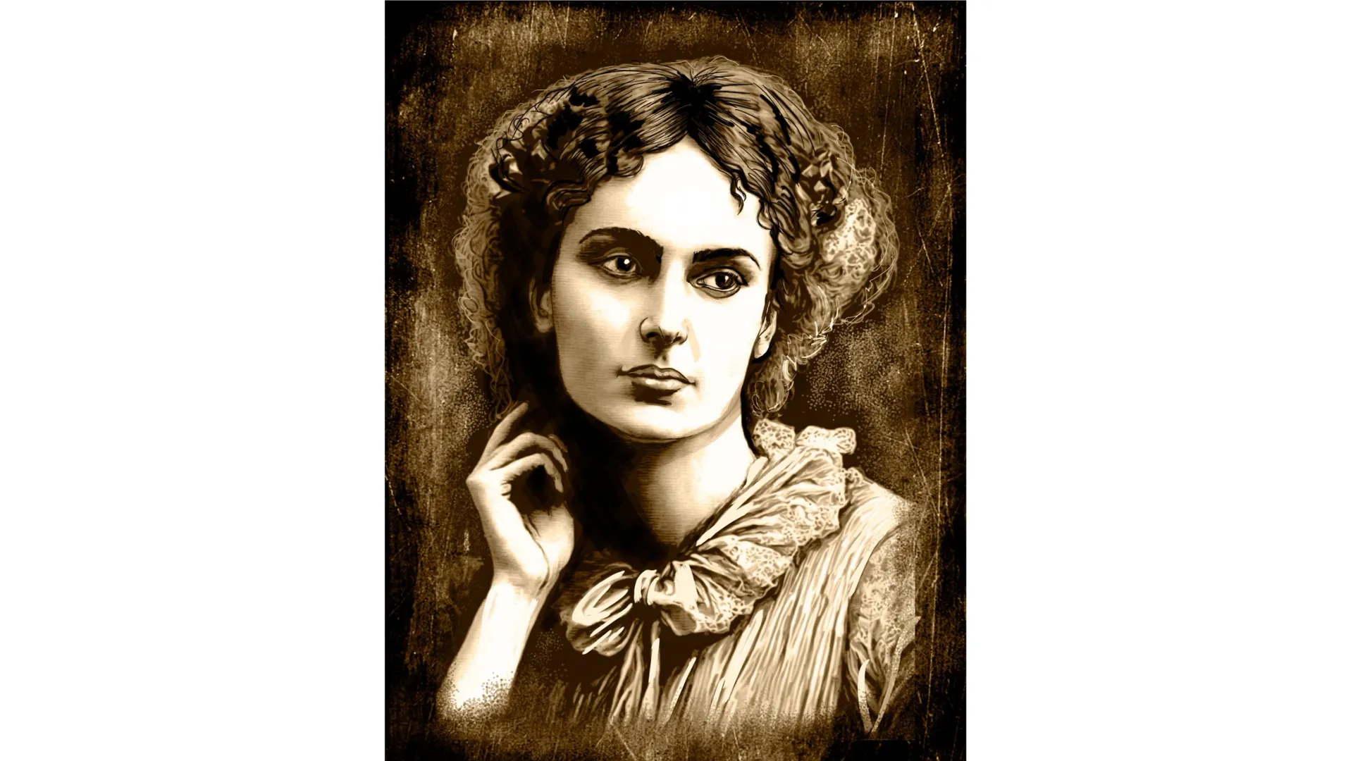 Зинаида Гиппиус. Стилизованный портрет. Фото: German Vizulis/Shutterstock/Fotodom