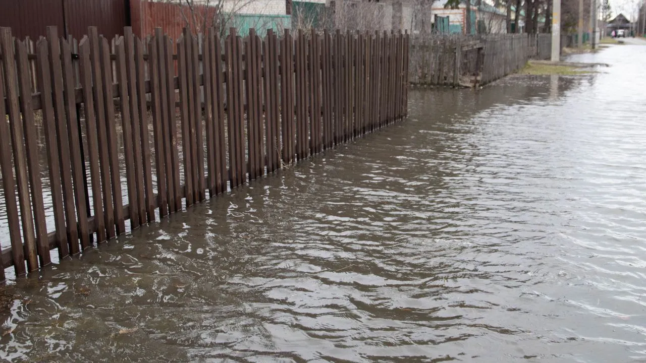 Паводок в Кургане весной 2024 года. Фото предоставлено пресс-службой администрации Курганской области