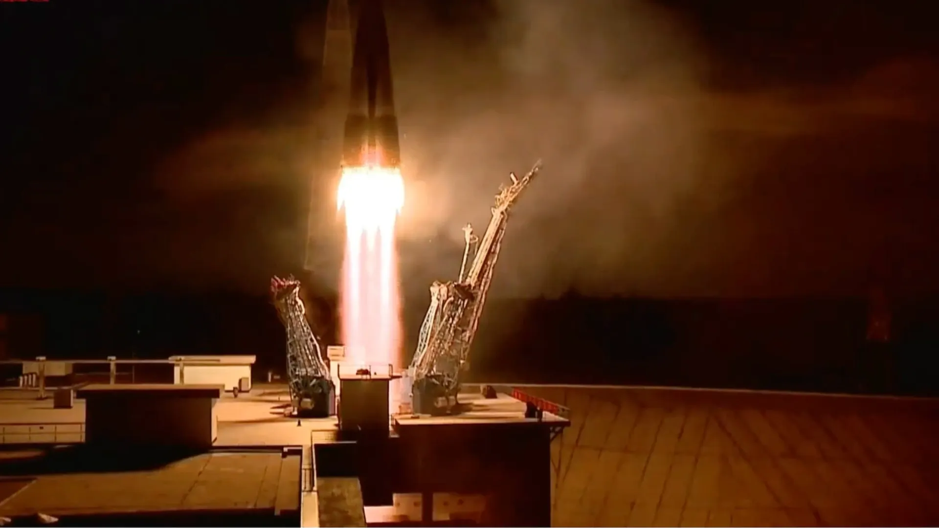 Кадр из видео: vk.com/kosmodrom_vostochny