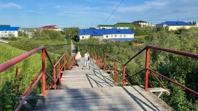 В одной из самых живописных локаций райцентра Тазовский появится экотропа. Фото: Анастасия Ульянова / «Ямал-Медиа»