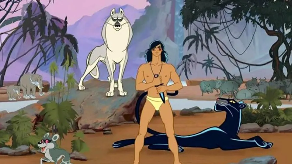 Фото: Кадр из мультфильма «Маугли», реж. Роман Давыдов, 1967 г.