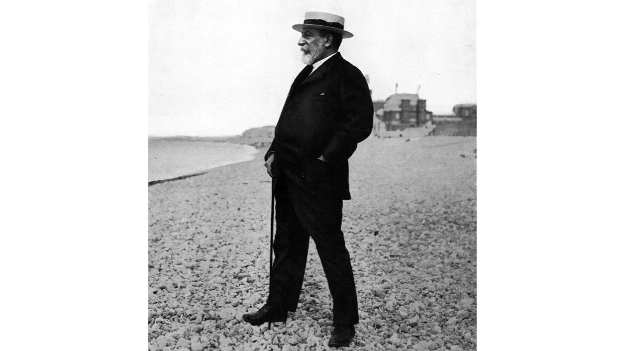 Камиль Сен-Санс на отдыхе в Дьепе, Нормандия, Франция. . Фото: Журнал «Musica», № 57, 1907 г./Парижская филармония/philharmoniedeparis.fr