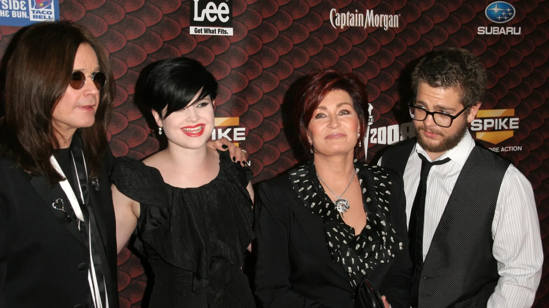 Оззи Осборн, его дочь Келли, супруга Шэрон и сын Джек. 2008 г. Фото: s_bukley/Shutterstock/Fotodom