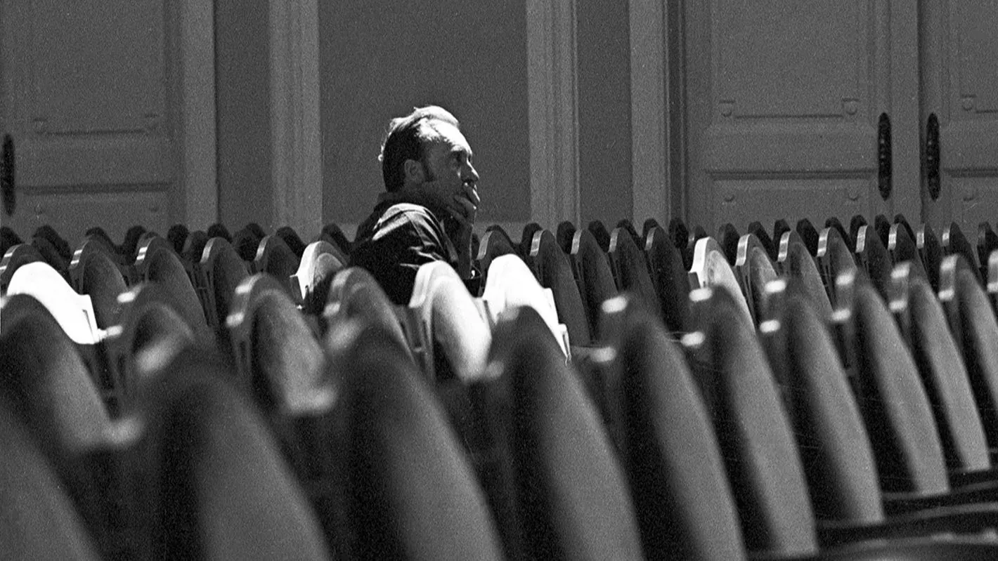 Родион Щедрин в Большом зале Московской государственной консерватории имени П. И.Чайковского. 4 мая 1975 г. Фото: Л.Е. Бергольцев/Главархив Москвы/mos.ru