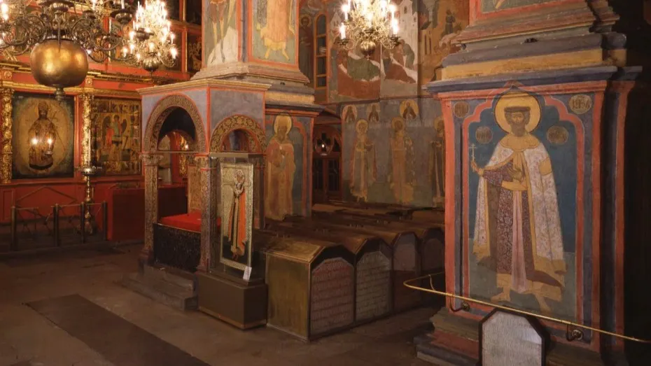 Интерьер Архангельского собора Московского Кремля. Фото: kreml.ru