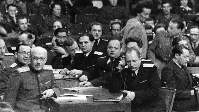 Обвинители от СССР на Нюрнбергском процессе. Фото: Виктор Темин/МАММ/МДФ/russiainphoto.ru