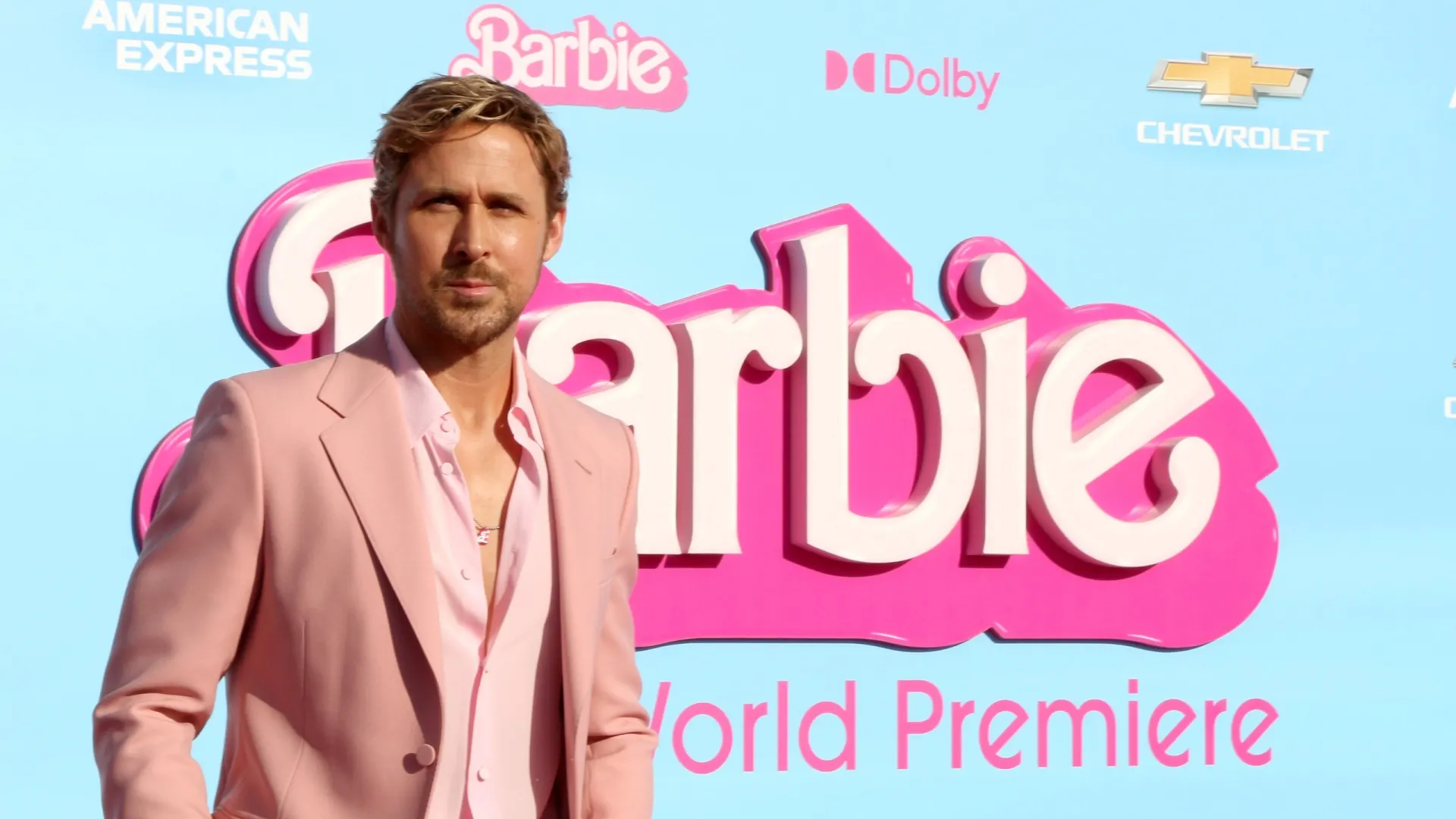 Райан Гослинг на премьере фильма «Барби» в Лос-Анджелесе. Июль 2023 г. Фото: Fred Duval/Shutterstock/Fotodom