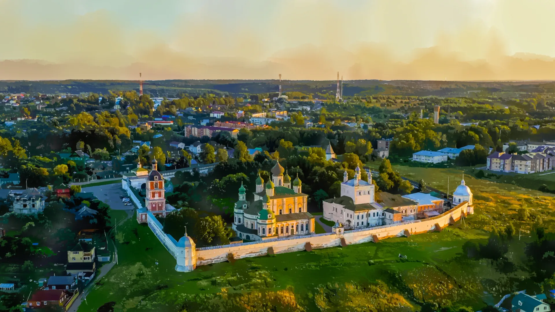 Панорама Горицкого монастыря (ныне Переславль-Залесского государственного историко-архитектурного и художественного музея-заповедника), основанного Евдокией Дмитриевной. Фото: Collection Maykova/Shutterstock/Fotodom