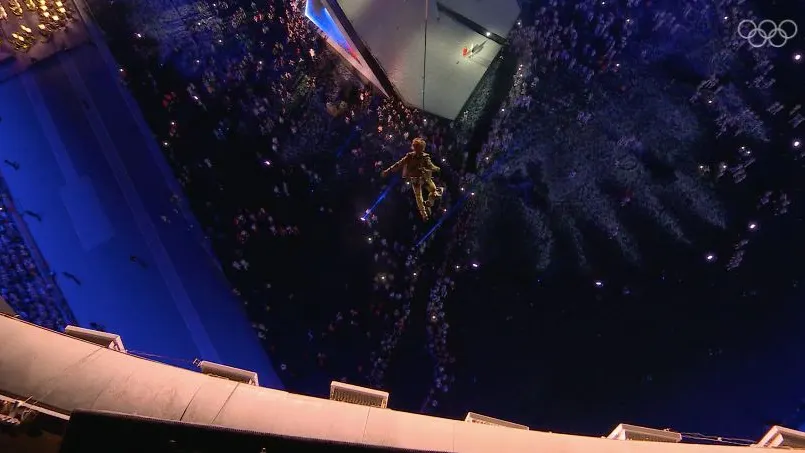 Кадр трансляции сайта olympics.com